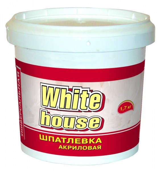 ШПАТЛЕВКА УНИВЕРСАЛЬНАЯ Д/НАР. И ВН. РАБОТ 18КГ "WHITE HOUSE"