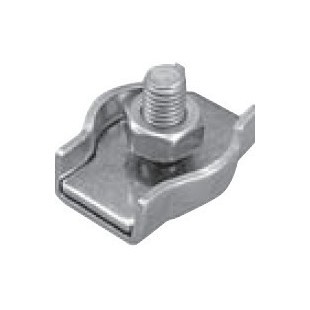 ЗАЖИМ ДЛЯ СТАЛЬНЫХ КАНАТОВ ОДИНАРНЫЙ 10" SIMPLEX ЦИНК