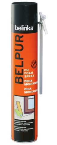 ПЕНА МОНТАЖНАЯ BELPUR PU FOAM SPRAY 750МЛ /BELINCA/