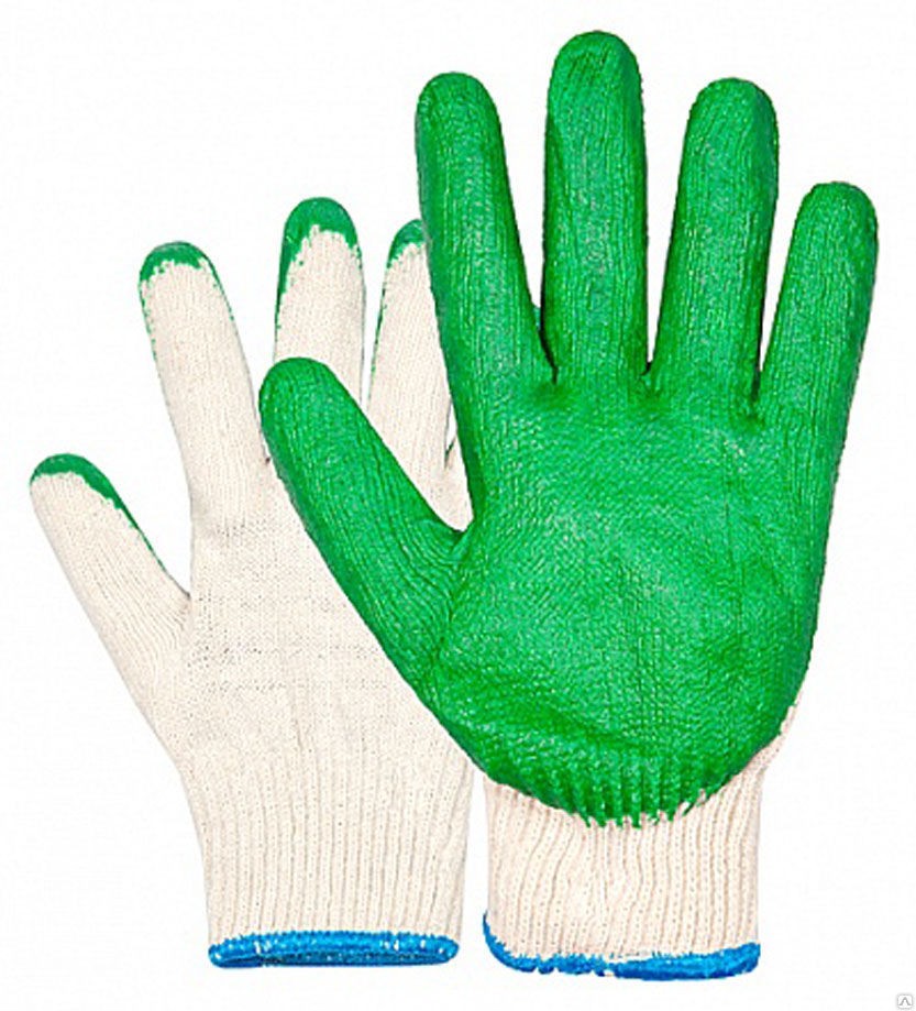 ПЕРЧАТКИ НЕЙЛОНОВЫЕ СО ВСПЕН. ЛАТЕКСОМ