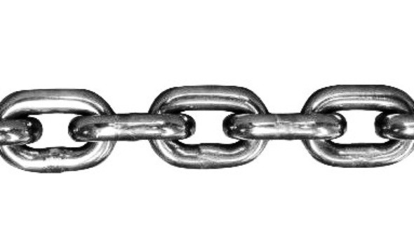 ЦЕПЬ СВАРНАЯ КОРОТКОЗВЕННАЯ 7ММ ЦИНК