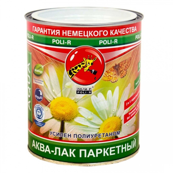 АКВА-ЛАК ПОЛИ-Р ПАРКЕТНЫЙ ГЛЯНЦ. 2,5Л