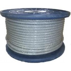 ТРОС ДЛЯ РАСТЯЖКИ В ОПЛЁТКЕ 8/10мм ЦИНК 100М