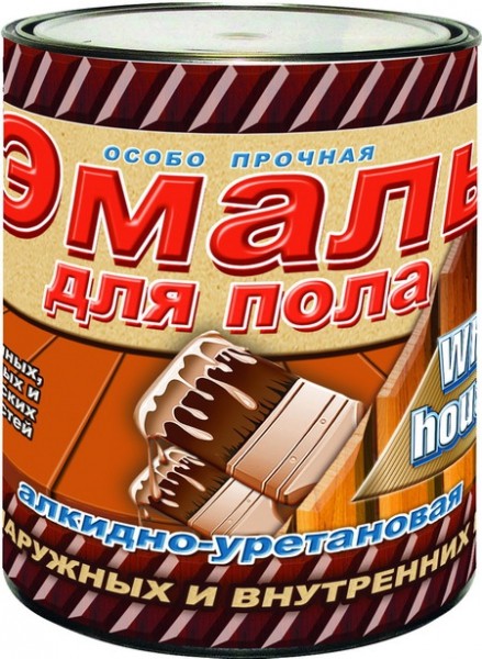 ЭМАЛЬ ДЛЯ ПОЛА ЗЕЛЁНЫЙ ЛУГ 2.7кг. "WHITE HOUSE"