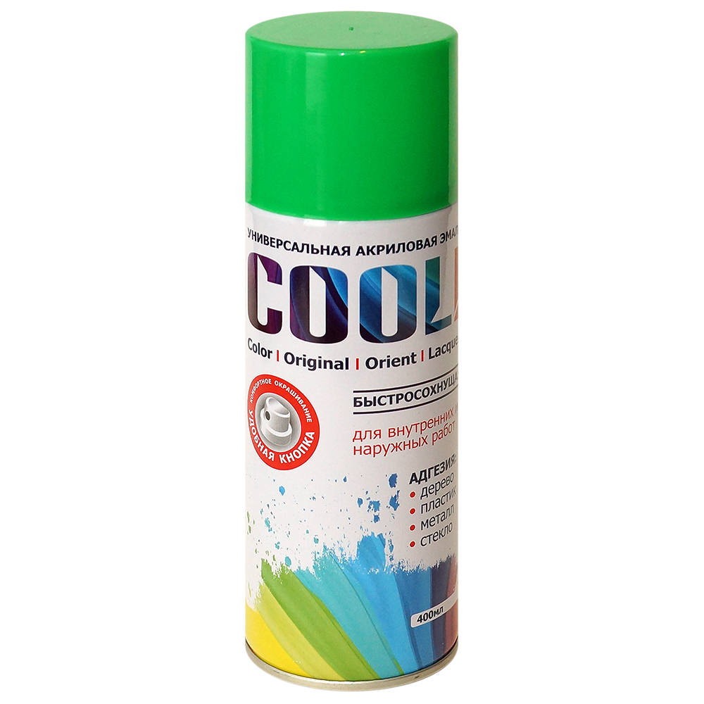 АКРИЛОВАЯ АЭРОЗОЛЬНАЯ ЭМАЛЬ ЯГОДНЫЙ РОЗОВЫЙ 400мл.  "COOL"