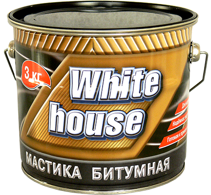 МАСТИКА БИТУМНАЯ 2кг WHITE HOUSE