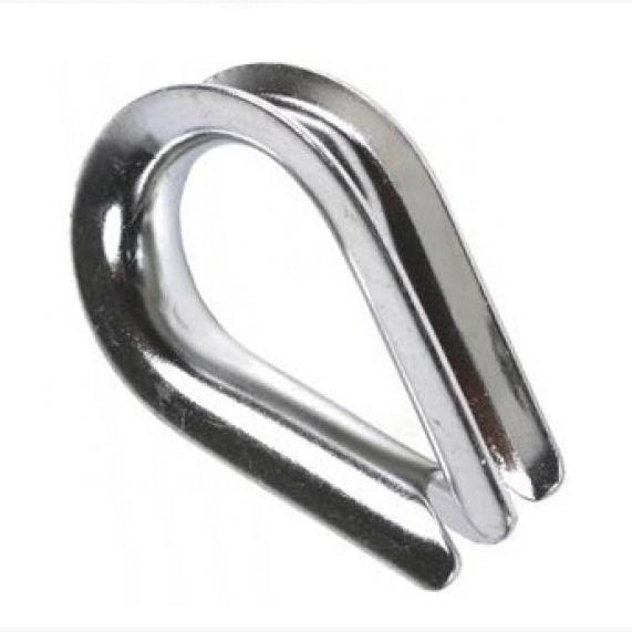 КОУШ ДЛЯ СТАЛЬНЫХ КАНАТОВ 3" ЦИНК