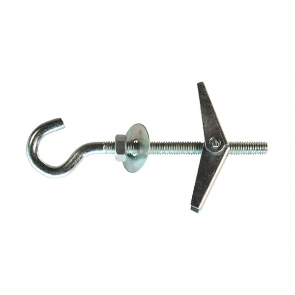 ДЮБЕЛЬ М6*100 СКЛАДНОЙ ПРУЖИННЫЙ С КРЮЧКОМ