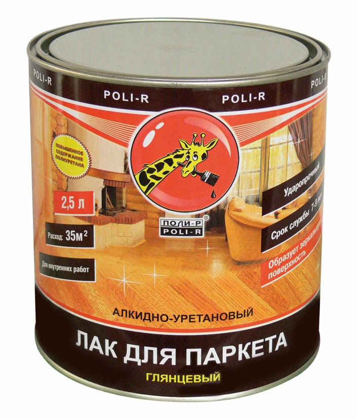 ЛАК ПОЛИ-Р ПАРКЕТНЫЙ ШЕЛК/МАТОВЫЙ 0,75Л