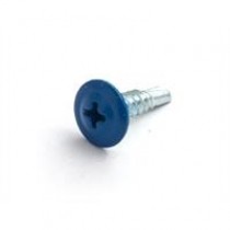 САМОРЕЗ С ПРЕССШАЙБОЙ 4,2*25 СВЕРЛО П/СФ RAL 5005 (УП1000ШТ)