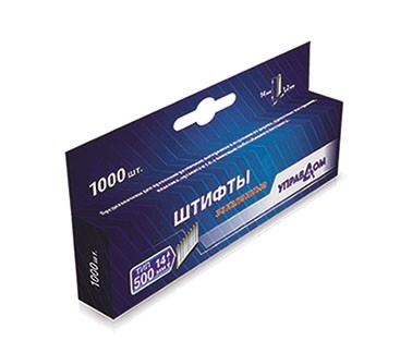ШТИФТЫ ДЛЯ С/ПИСТОЛЕТА 16мм/1000шт. ТИП500 УПРАВДОМ
