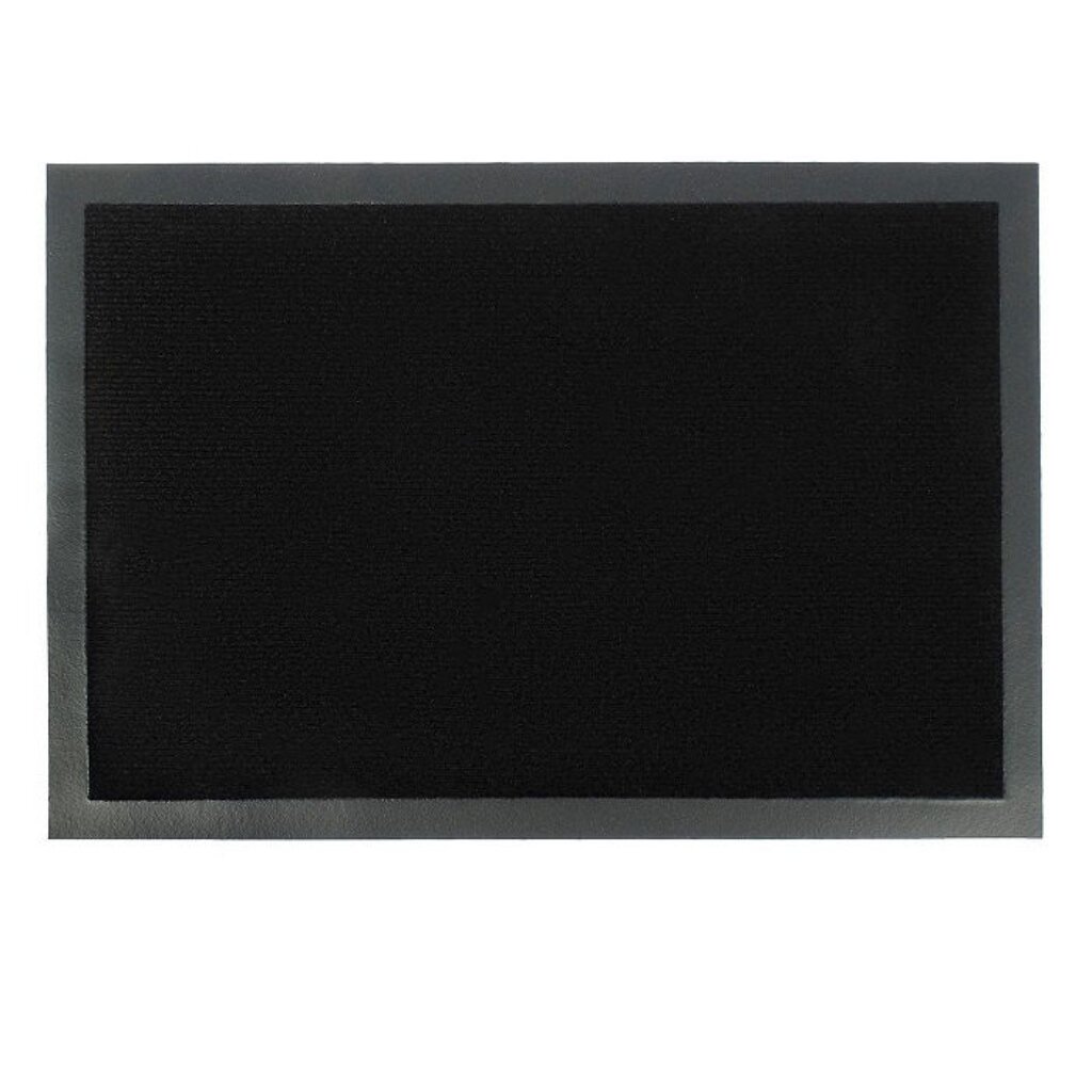 КОВРИК ПРИДВЕРНЫЙ 50*80СМ ЧЕРНЫЙ 92133