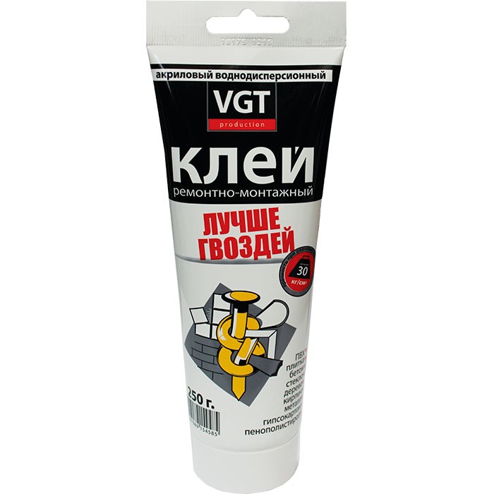 КЛЕЙ РЕМОНТНО-МОНТАЖНЫЙ ПРОЗРАЧНЫЙ 0,25КГ