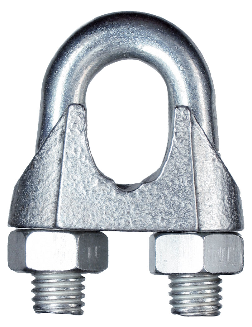 ЗАЖИМ ДЛЯ СТАЛЬНЫХ КАНАТОВ 10" ЦИНК