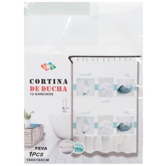 ШТОРА ДЛЯ ВАНН 180*180СМ 