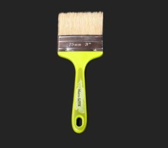 КИСТЬ НАТУРАЛЬНАЯ БЕЛАЯ ЩЕТИНА 3" "HARRIS LITE GREEN"