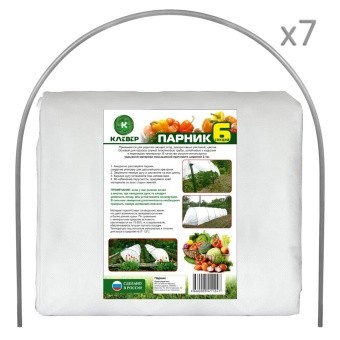 ПАРНИК 1*6*0,7М, СПАНБОНД,ДУГА 2,5М