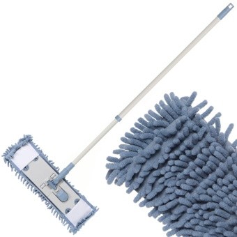 ШВАБРА ПЛОСКАЯ МИКРОФ. 130*43*13СМ 