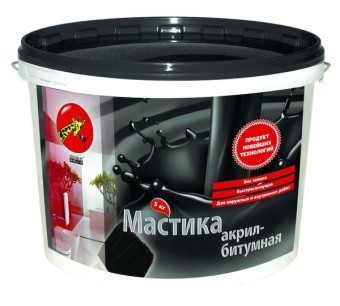 МАСТИКА АКРИЛ-БИТУМНАЯ 5кг ПОЛИ-Р