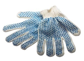 ПЕРЧАТКИ ТРИК. С ПВХ 5-Х НИТ.(400)