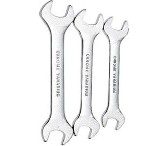 КЛЮЧ РОЖКОВЫЙ 8*9ММ ХРОМ. СТАЛЬ, НИКЕЛИР. 