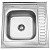 МОЙКА НАКЛАДНАЯ SINKLIGHT 6060 R 0.6/160 1P ГЛЯНЕЦ 