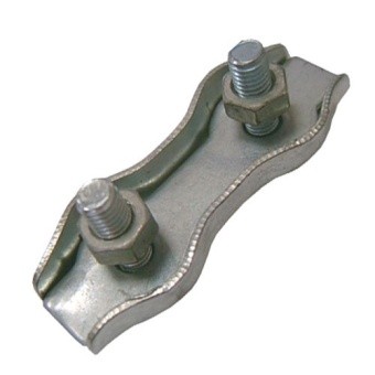 ЗАЖИМ ДЛЯ СТАЛЬНЫХ КАНАТОВ ДВОЙНОЙ 8