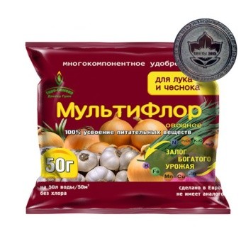 МУЛЬТИФЛОР ОВОЩНОЕ ДЛЯ ЛУКА И ЧЕСНОКА 50гр.