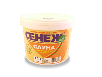 СЕНЕЖ АНТИСЕПТИК САУНА 2,5КГ