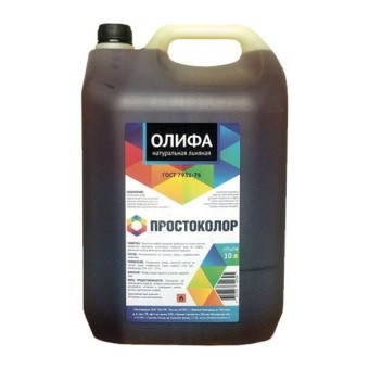 ОЛИФА НАТУРАЛЬНАЯ ЛЬНЯНАЯ 1Л // PROSTOCOLOR